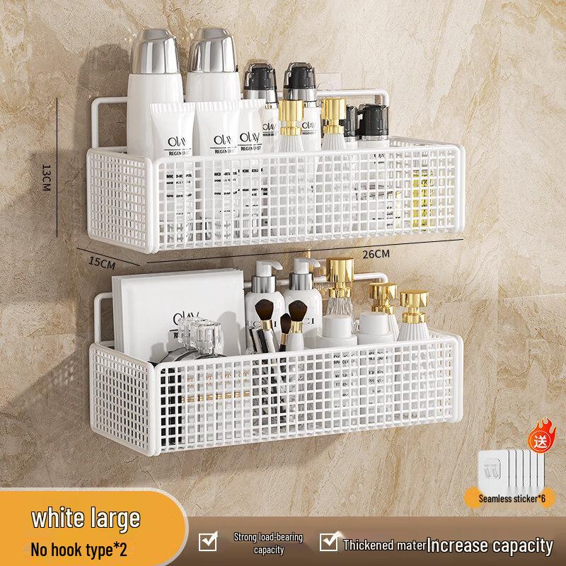 LIEI No-Punch Suction Cup Wall Shelf