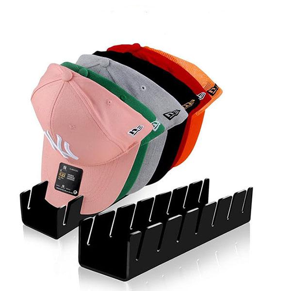 Hat Stand for Baseball Caps No Install Acrylic Hat Organizer for Baseball Caps Storage Organizer Hat Racks Hat Holder Display and Organization