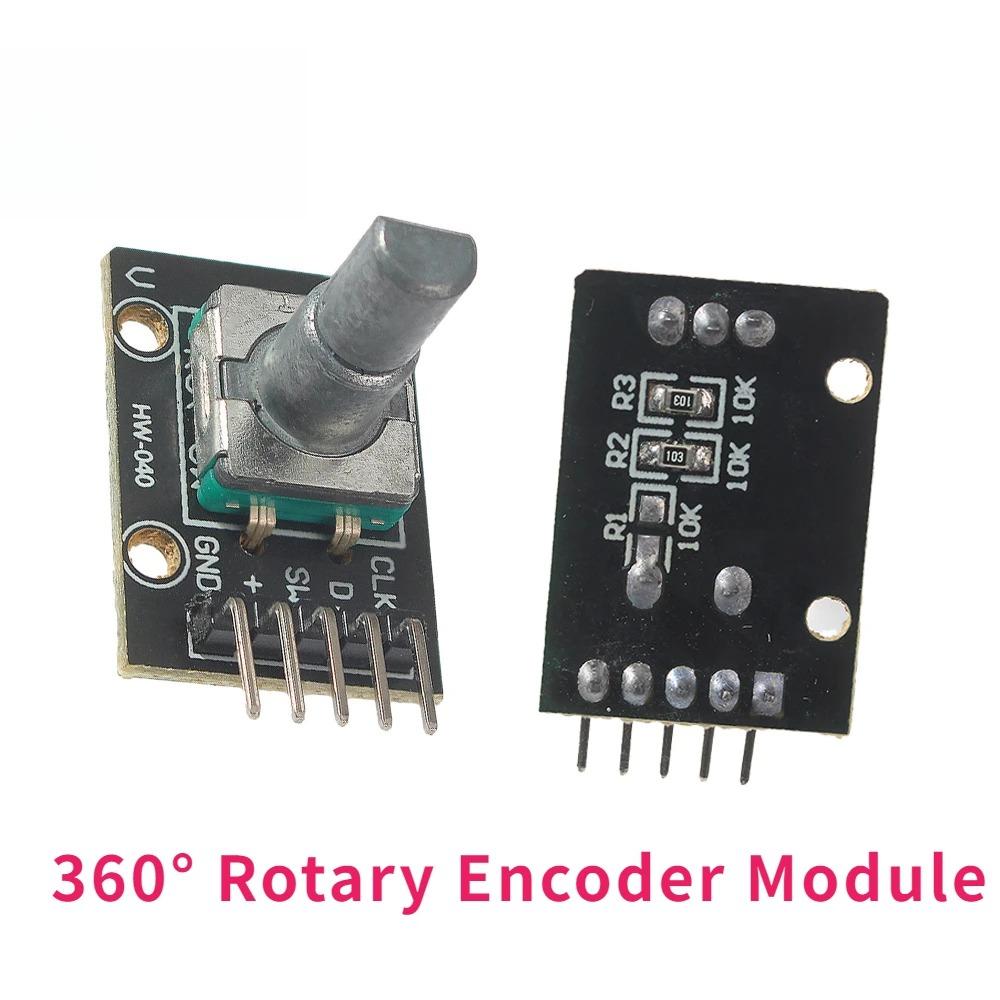 360 Degree Rotary Encoder Module KY-040 Brick Sensor Development Board Potentiometer DIY For Arduino