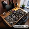Custom Name Extended Mouse Pad,Attack On Titan Gaming Desk Mat For Home Office Desktop Decor