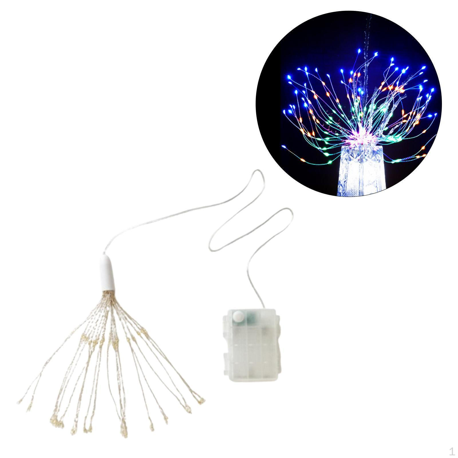 

LED Lights Christmas Decor Tree Scene,Copper Wire Light Fairy for Patio Room Indoor Colorful