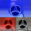 Auto Frontgrill Logo Licht Spiegeloberfläche LED Abzeichen Emblem Leuchtendes Dekoratives Licht Für Mercedes Benz W205 W218 W207 W176 W212