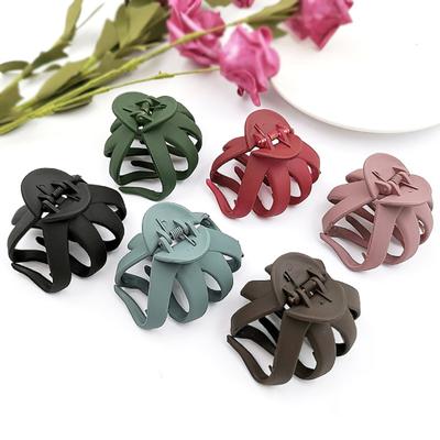 Octopus Shape Hair Claw Large ABS Frosted Non-Slip Hair Clip Styling Accessories