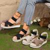 Fashion 2024 New Women Casual Slip on Lightweight Wedge Sandals Trend Peep Toe Platform Sandals Women Summer Fashion Shoes for Women