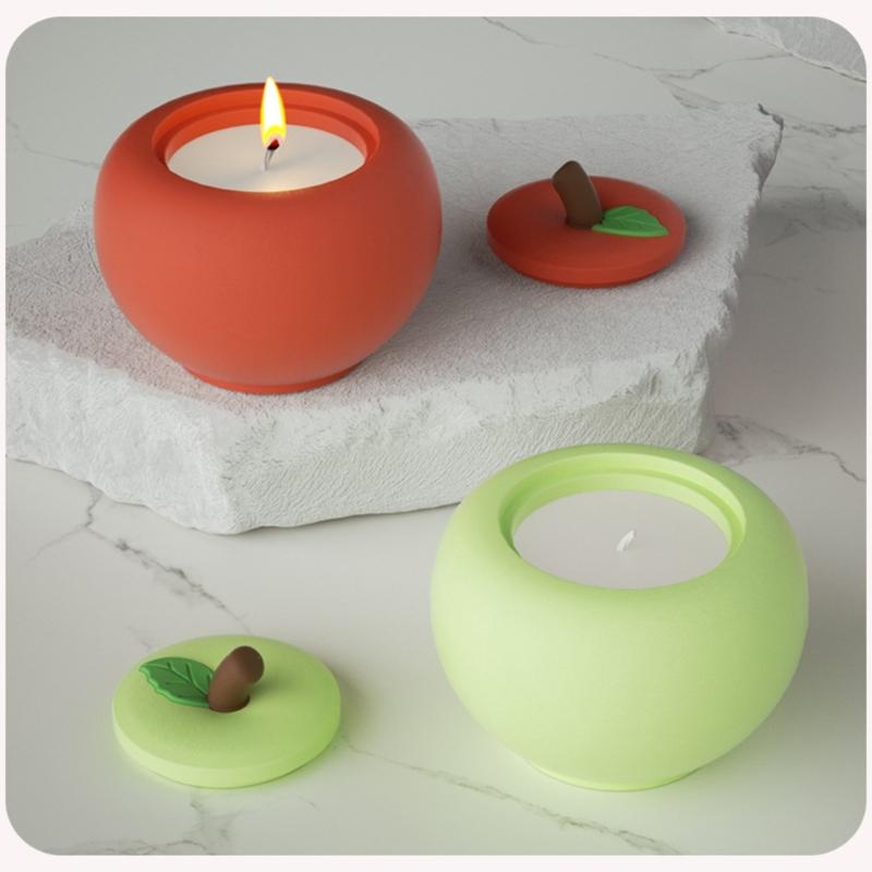 Schlangenfrucht Kerzenhalter Formen, Harzbehälter Formen mit Deckelformen zum Herstellen von Kerzengläsern, Schmuckkästchen, Teelichthaltern