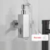 304 Stainless Steel Soap Dispenser Black Shower Shampoo Bottle Hotel Wall Hanging Press Hand Sanitizer Bottle