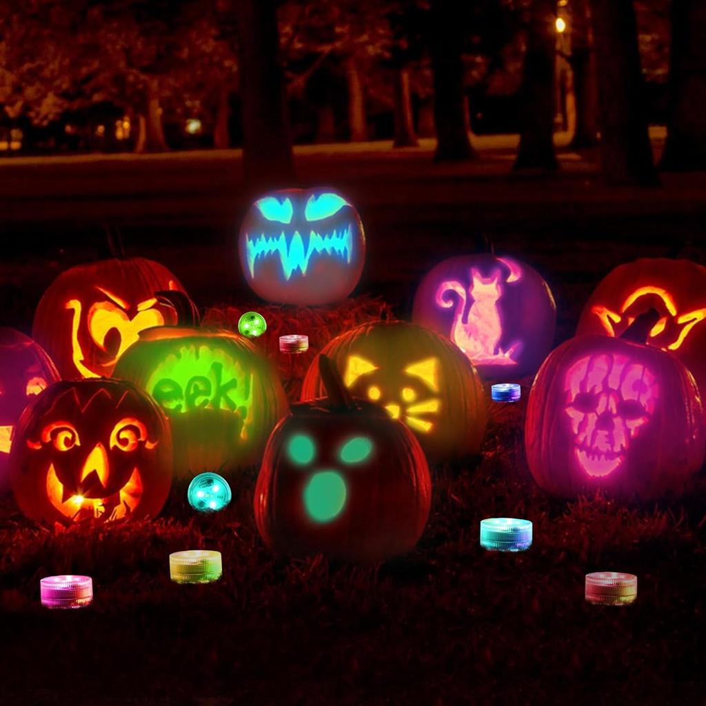 Podwodne światła LED z pilotem, 6 mini świateł RGBW do basenu, wodoodporne podgrzewacze do oczek wodnych, światła podwodne, odpowiednie do wazonów