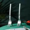 Household Kitchen Accessories New Fruit Fork Watermelon Fork Stainless Steel Watermelon Cut Portable Fruit Fork Slicing Knife