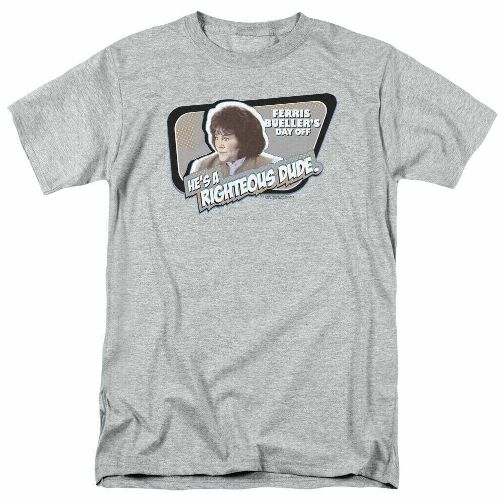 

Ferris Bueller s Day Off Grace T Shirt Mens Licensed 80s Movie Tee Sport Gray M