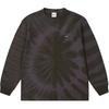 Palace Tie-Dye Waffle Long-Sleeve Coal Grey Unisex Tops P27ES061