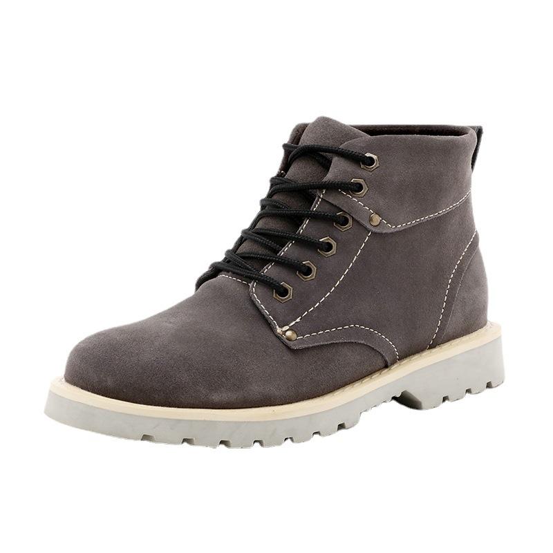 Martin Boots Men'S British Tooling Shoes Leather Short Boots Outdoor Desert Boots Women'S Boots Waterproof Locomotive Boots Men'S Boots