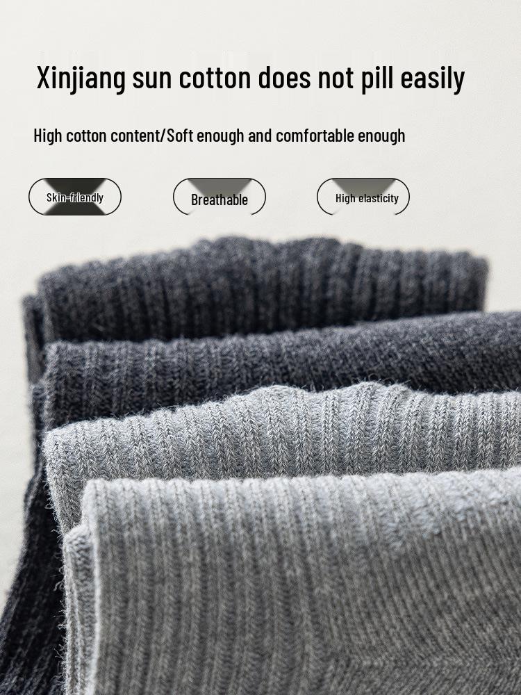 Girls' Calf Socks with Embroidered Bows - Spring/Autumn Cotton Long Socks for Children