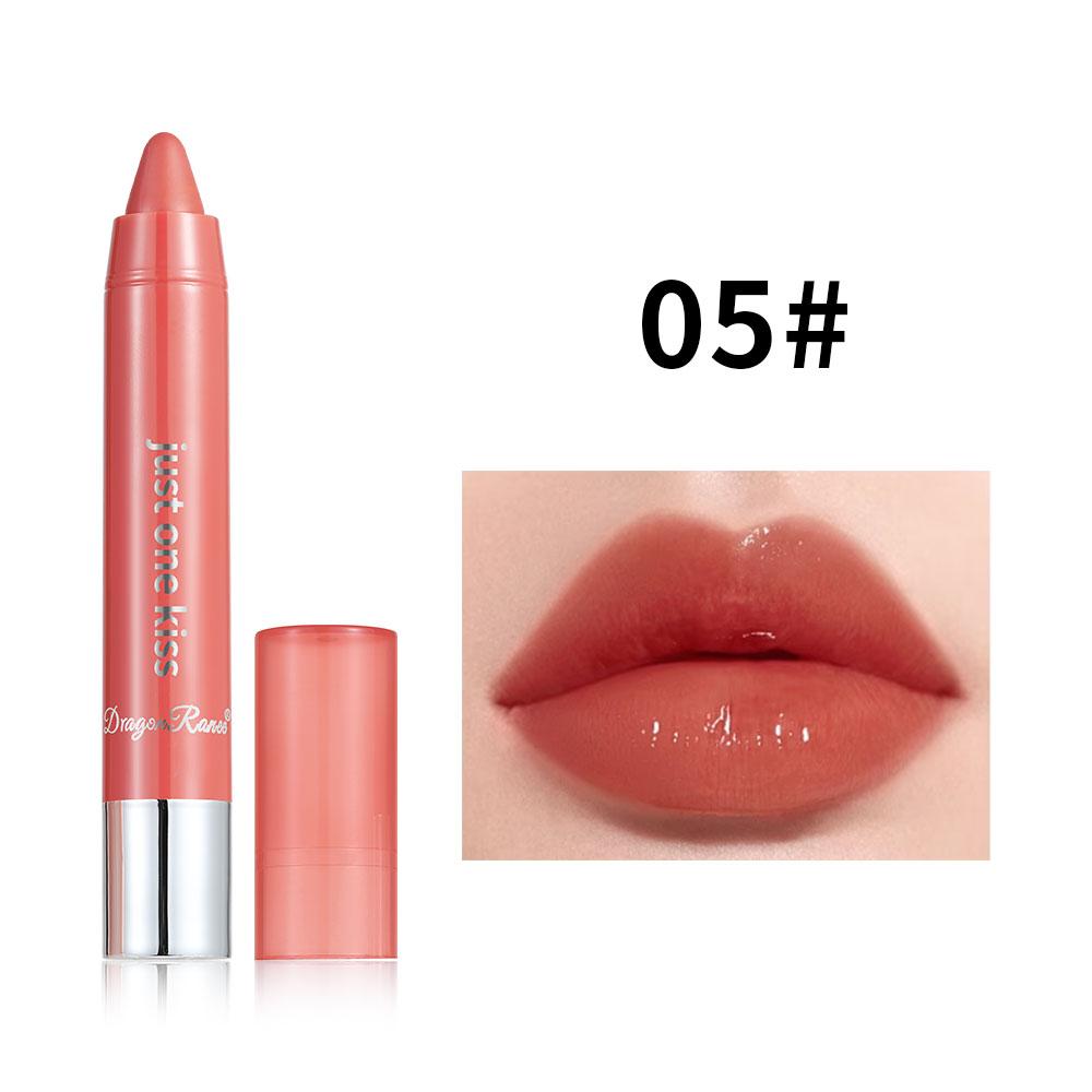 Glossy Crayon Lipstick for Brightening and Enhancing Complexion, Lip Plumper Lip Gloss, Versatile Moisturizing Lip Mud, Base Lip Care, Gentle Lip Balm