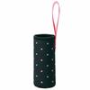 Skater Mini Bottle Cover, Water Bottle Case, Dot Pattern, Black and Pink, 120ml, WSSC1