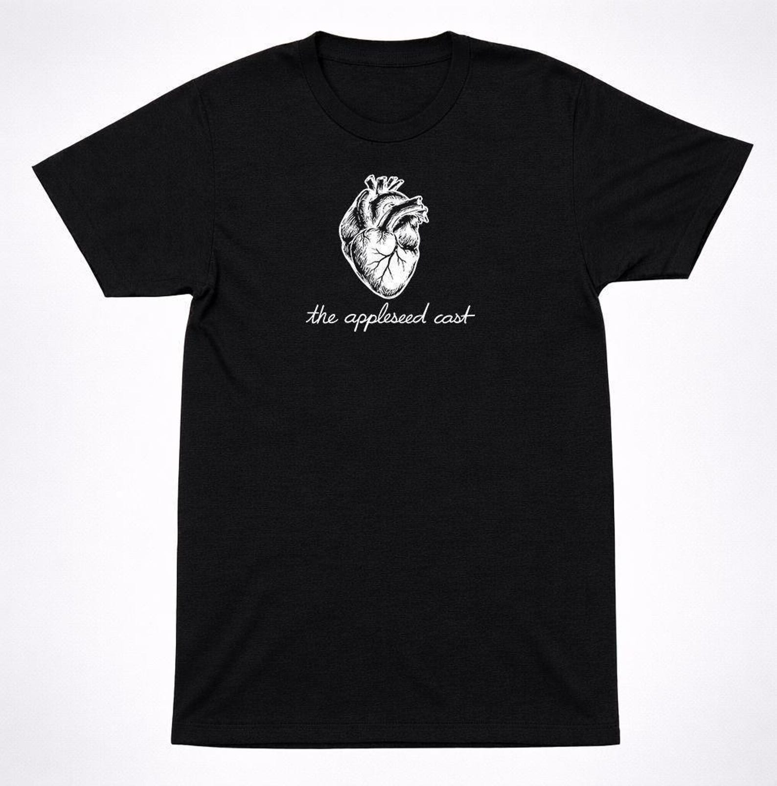 The Appleseed Cast Heart T Shirt: Atmospheric Emo Rock Apparel, Minimalist Symbolic Art (Unisex Sizes, Soft Cotton) XL