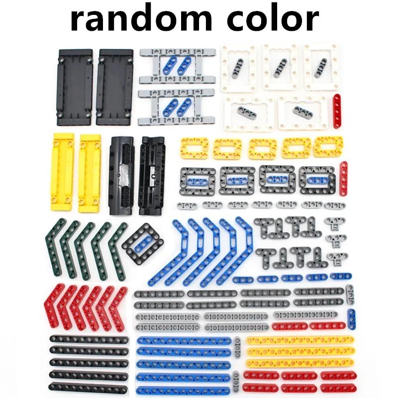 Gear Pin Technical Bricks Liftarm Studless Beam Axle Moc Parts Connector Panel Car Tires Wheel Bulk Set Toy Building Block 32494