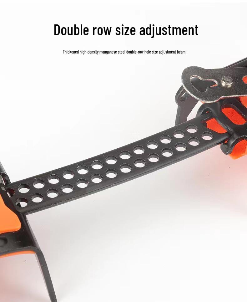 Outdoor 12-Tooth Non-Slip Crampons for Mountain Climbing