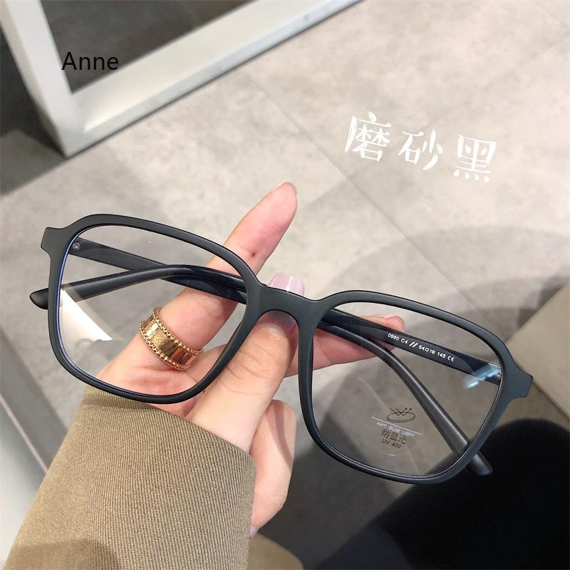 

Square frame Myopia Eyeglasses Male Female Anti-blue oversized Eyewear Unisex Luxury Clear Diopter Prescription Glasses 0 to -6.0 -3.5