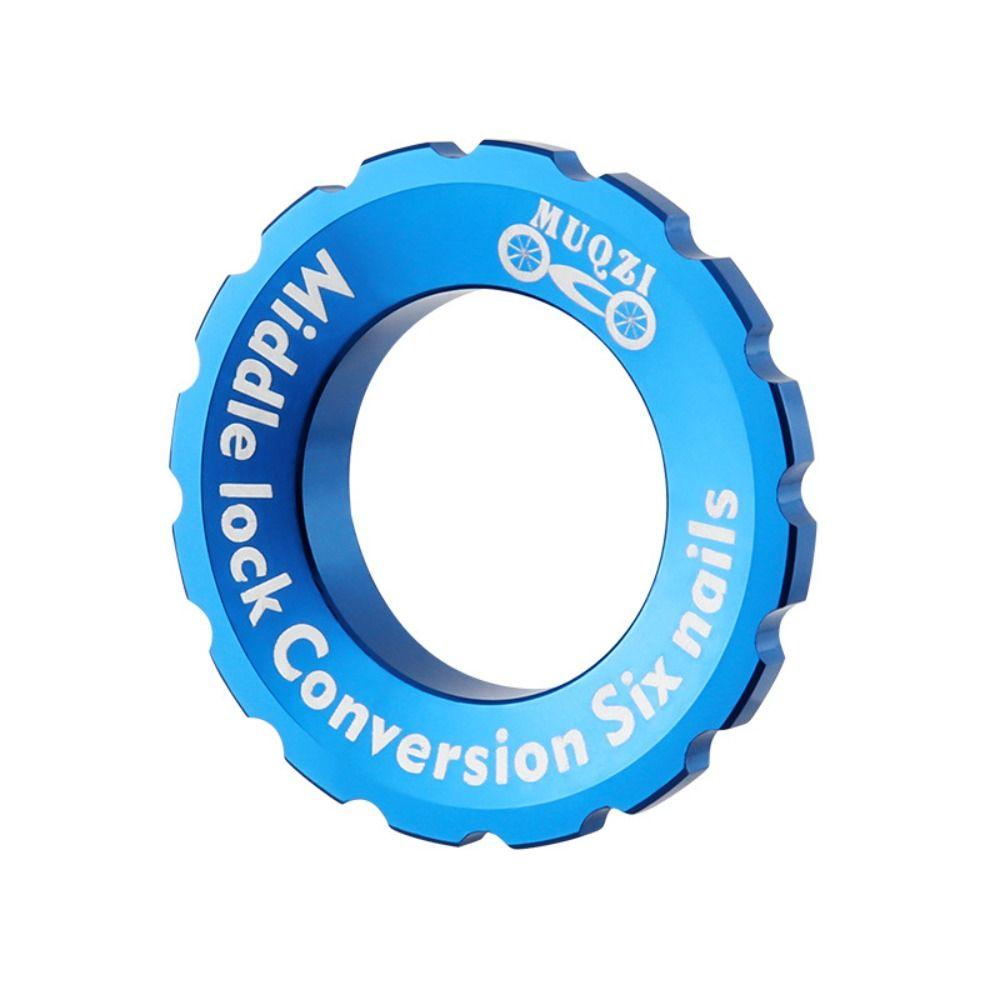 Parts 6 Bolt Disc Brake Sleeve Kit Bicycle Center Lock Cap Bike Center Lock Cover Bike Flywheel Lock Cover Middle Lock Cover