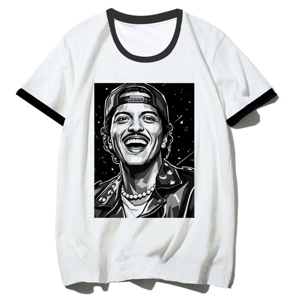 Bruno Mars t-shirt female scene baddie goth manga dollette shirt streetwear goth gothic kawaii emo