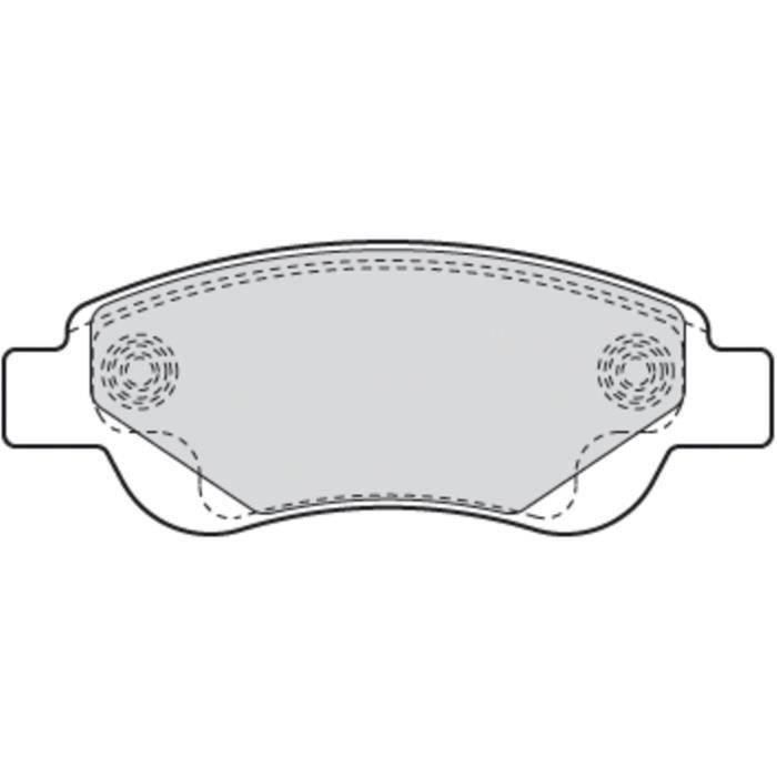Plaquette De Frein Gamme First Citroën C1 - VALEO - 301718