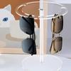 Suport pentru ochelari de soare rotativ 360. Suport transparent pentru depozitare pentru ochelari