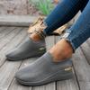 Women’s Knit Mesh Slip-On Sneakers Platform Wedge Casual Shoes