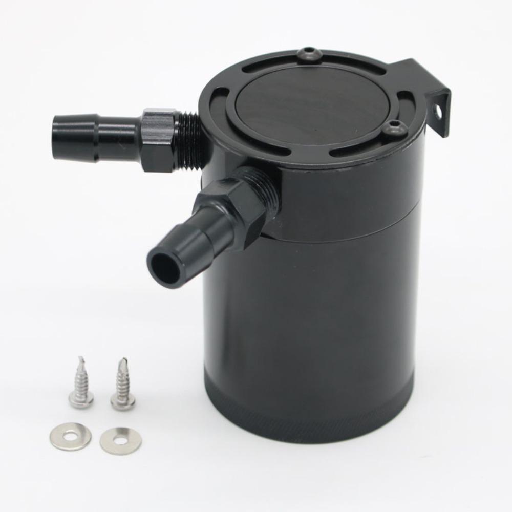 

Универсальный алюминиевый маслоуловитель с перегородками, 2-портовый алюминиевый резервуар, комплект маслоуловителя, автомобильные аксессуары