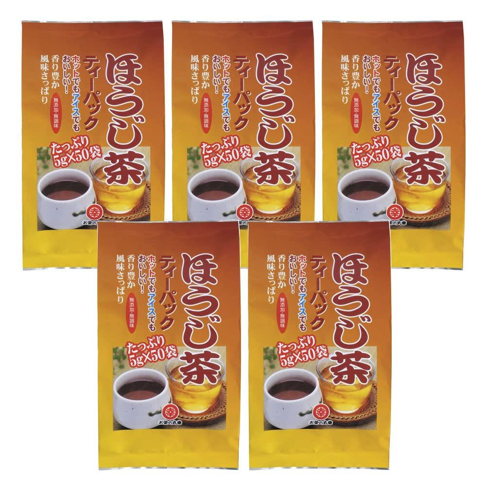 

Ochanomaruyuki Value Hojicha Tea Bags 5g x 50P x 5 Bags for Hot Ice &