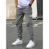 Herren lässige Skinny Cargo-Hose, Herren Outdoor-Sport 9-Zoll-Hose