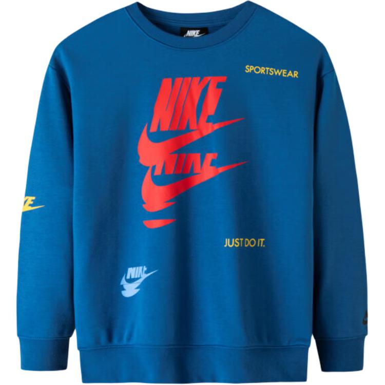 

Nike Sweatshirt Marina Blue Kids DZ7685-407 160(L)