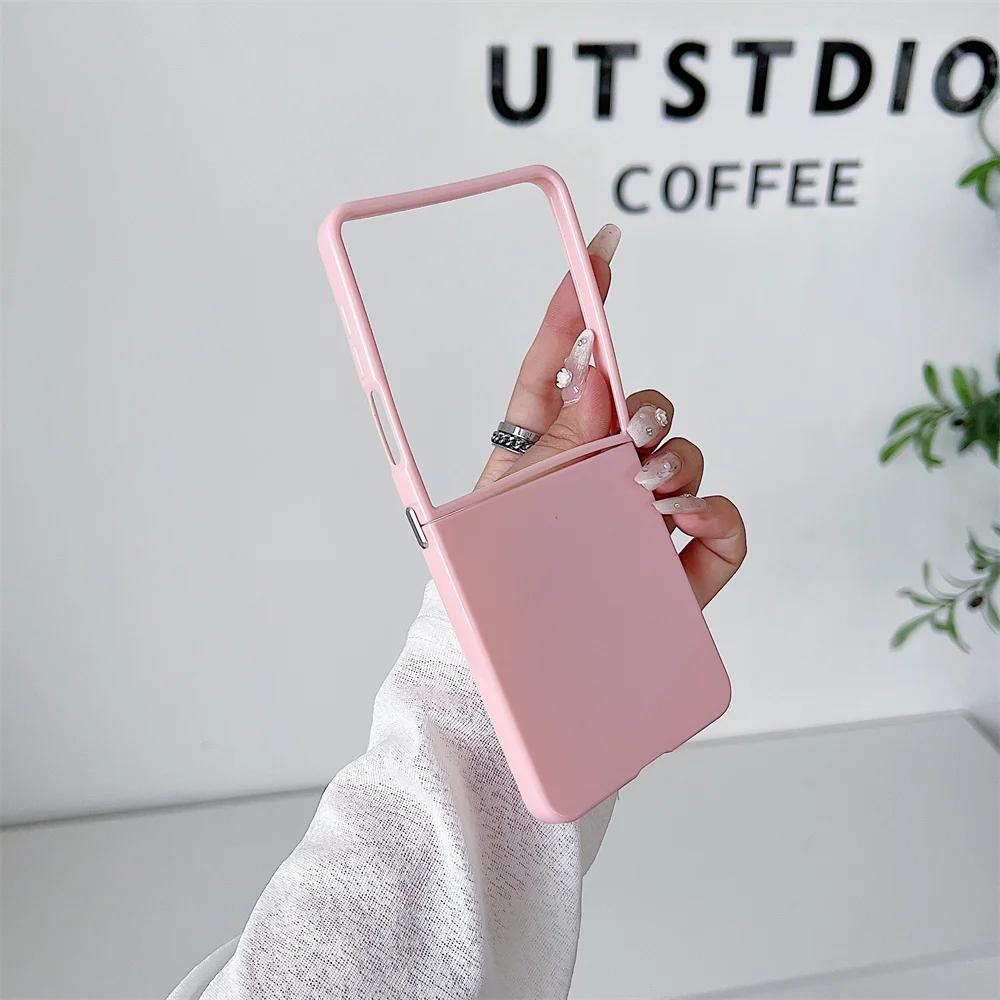 Luxury Candy TPU Soft Phone Case for Samsung Galaxy Z Flip 7 fe 6 4 3 5 Flip7 Silicone Protection Cover