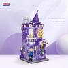 Candy House Building Blocks Bistro Colorful City Street Scene Diy Model Puzzle Bricks Assembling Kids Toys Girls Birthday Gifts