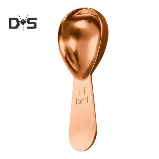 Coffee Scoop Stainless Steel Measuring Spoon 15/30ml Tablespoon for Ground Coffee Sugar Spices Short Handle Cooking Measurement Tool