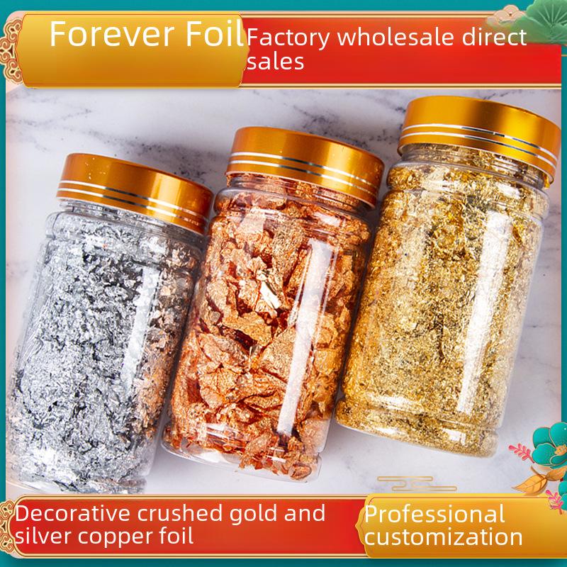 

Yong Foil: Gold, Copper & Aluminum Foil Shreds for Nail Decoration & Painting.