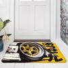 Racing Wheels Printed Carpet Soft Noise Reduction Entrance Door Mats Bedroom Bathroom Doorway Mats Home Decoration