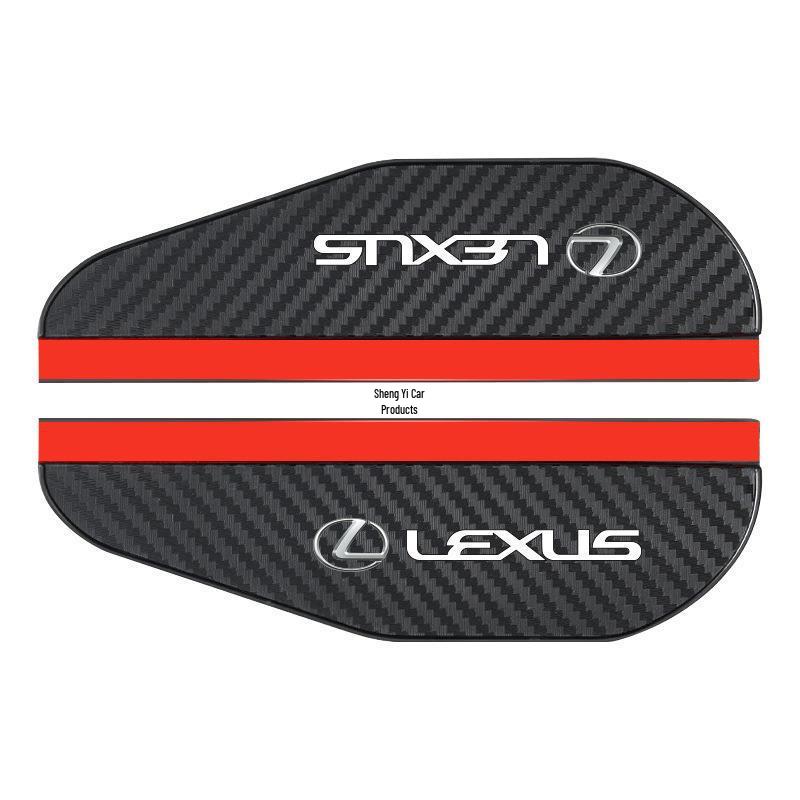 Carbon Fiber Pattern Rainproof Rearview Mirror Shield - Universal Fit