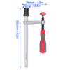 Bench Hold Down Clip Workbench Holdfast Clamp 20mm Base Diameter Carbon Steel  Rail Stable Clamping for Workpieces Fixing