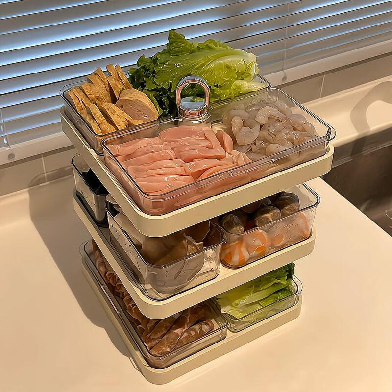 Wall-Mounted Hot Pot Dish and Lid Organizer