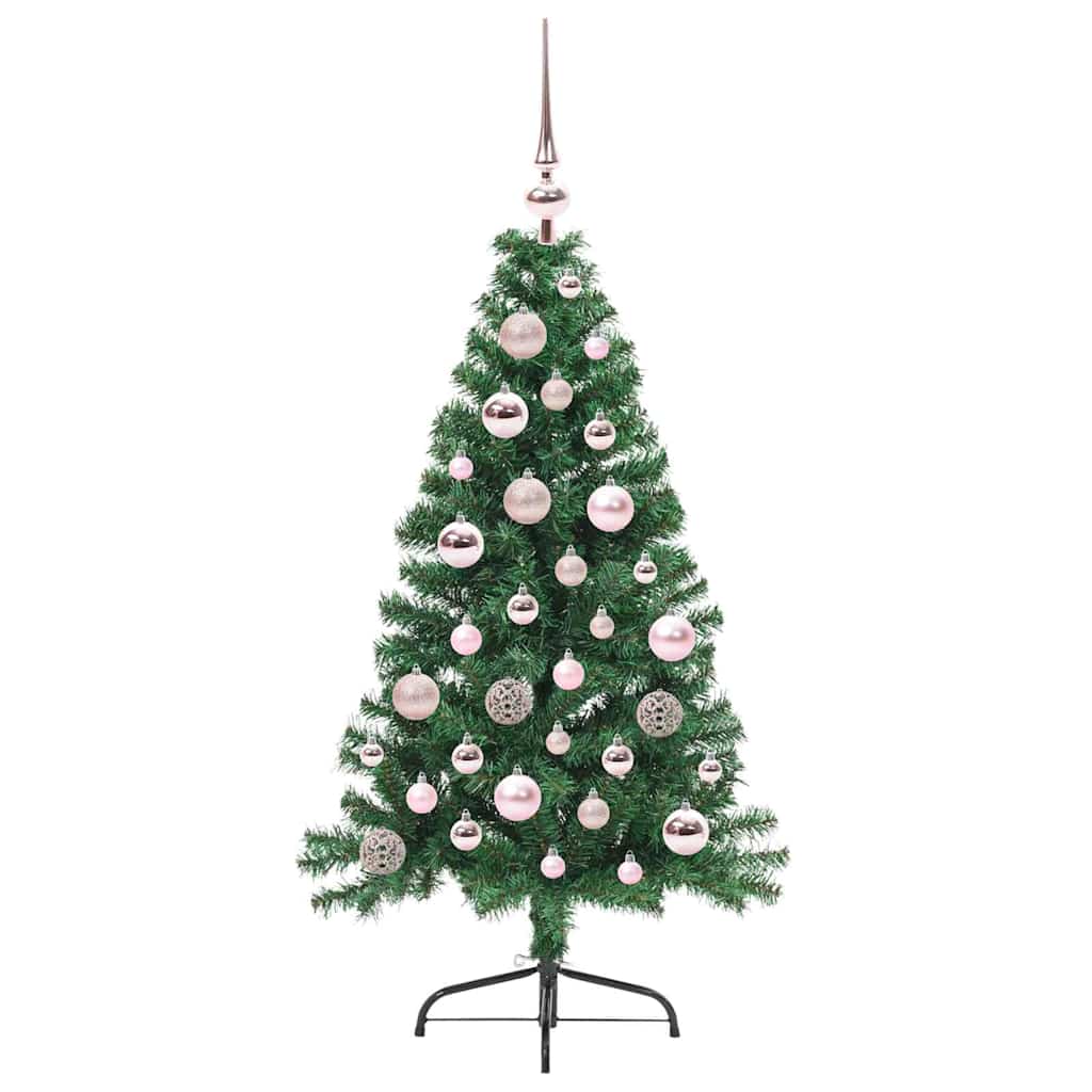 Artificial Pre lit Christmas Tree Green 120 cm PVC