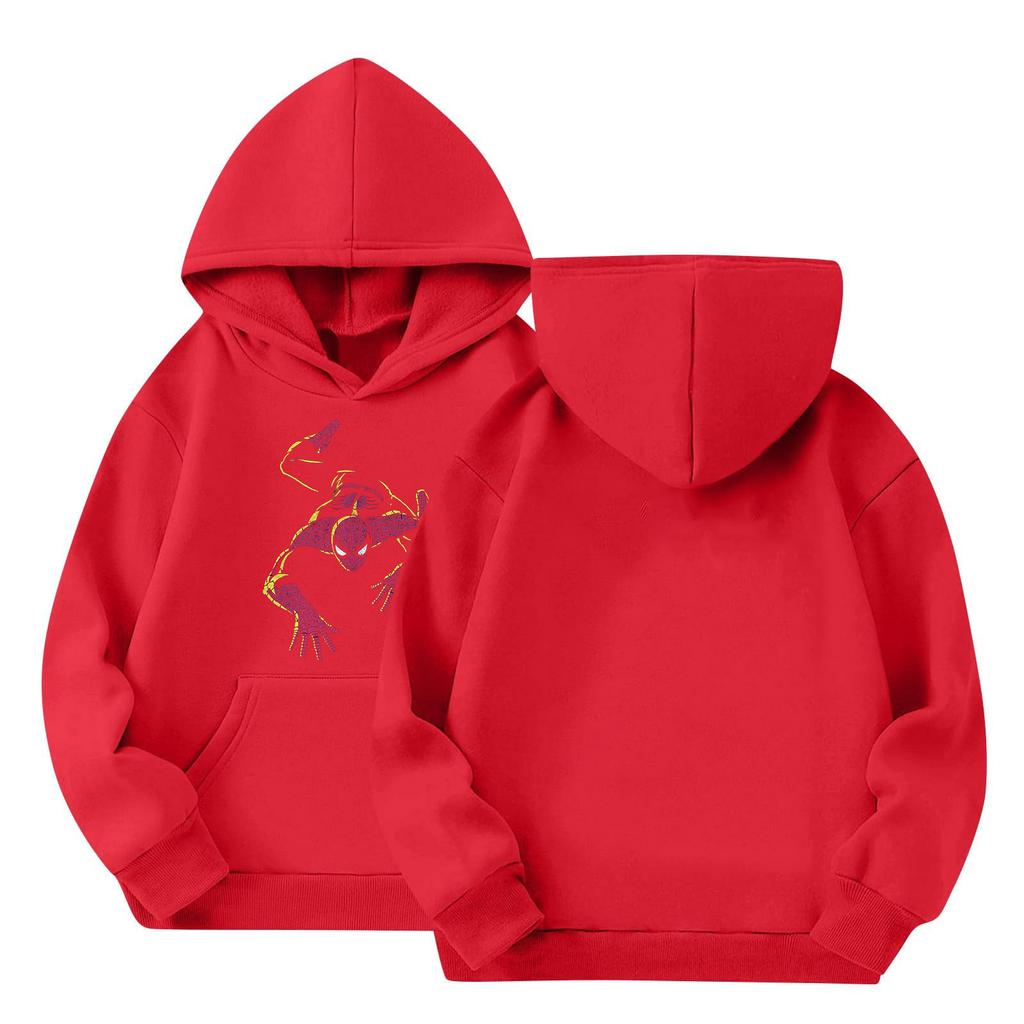 Kids Long Sleeve Pullover Sweatshirt, Loose Fit Letter Print Top for Boys and Girls