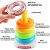 New Classic Baby Toy Set Ring Tower With Wobbly Function Stacking Fun Plastic/plastic 21.5*12.5*13.5