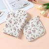 2Pcs Cotton Linen Oven Mitts and Pot Holders Heat Resistant Baking Gloves  Microwave Use