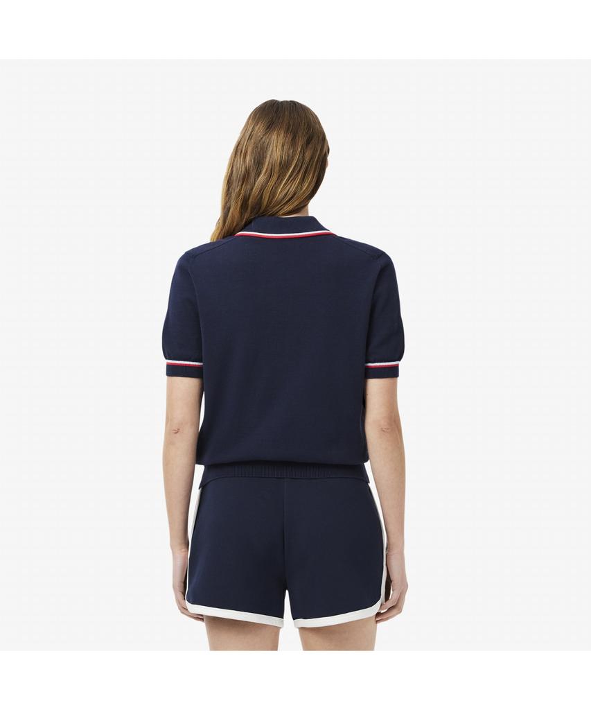 LACOSTE Women'S Color Tipping Polo Sweater Af9283-55G Gwi