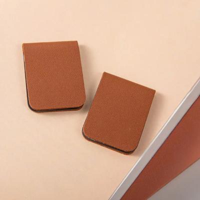 Magnetic Faux Leather Bookmark Magnetic Closure Book Clip Slim Corner Fit Reading Progress Tracker Page Marker