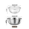 Zhi Shi Stainless Steel Kitchen Draining & Salad Bowl Set
