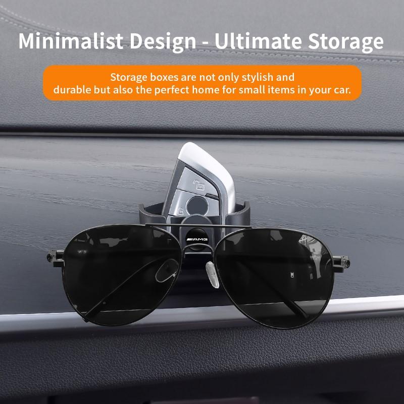 2026New Car Key Holder Clip Car Interior Storage Box For Mercedes Benz AMG Smart Fortwo 451 450 453 EQ Forfour Coupe Cabrio 451