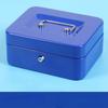 2024 New Practical Petty Cash Money Box with Keys Stainless Steel Security Lock Lockable Safe Small Fit for House Decoration