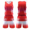 Adult Kids Basketball Jersey Set Child Men Blank Basketball Uniforms Goal Throw Training Vest Double Pocket Shorts Sports Suit