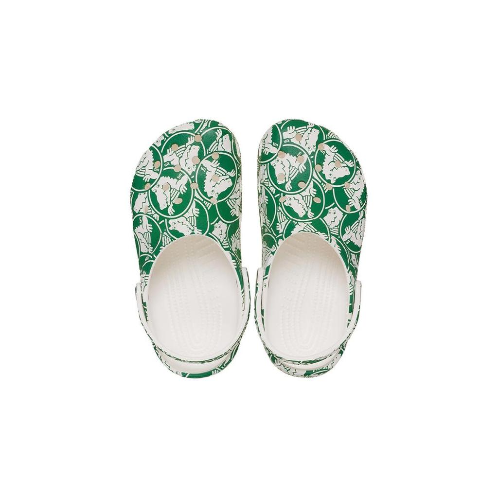 Crocs Resin Casual Fashion Kids Sandals Kids Sandals White Green 210007-3WH